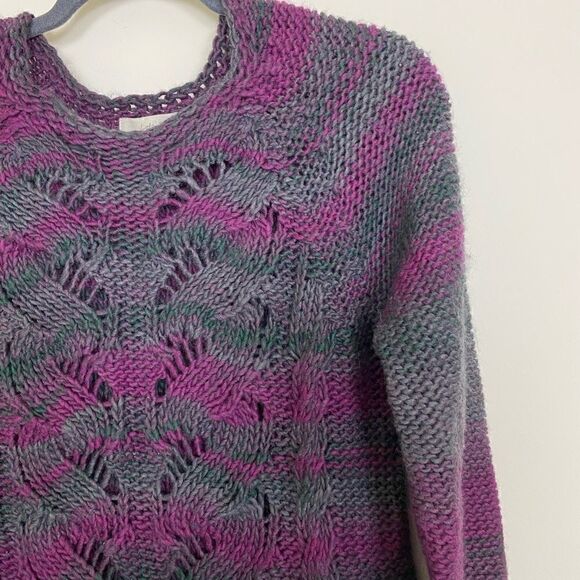 Lola’s Made In Italy | Wool Open Knit Sweater | S - Picture 2 of 9